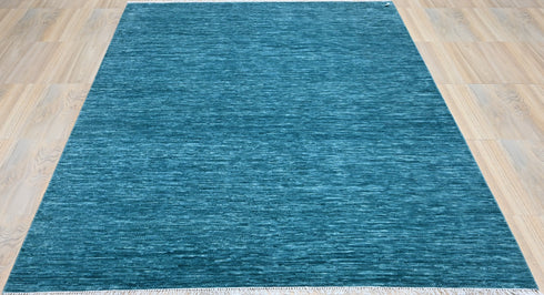 8 X 10 Feet Wool Area Rug, Hand Knot Rug, Indoor Floor Covering Rug, Contemporary Rug, Indian Handmade Carpet Home Decor